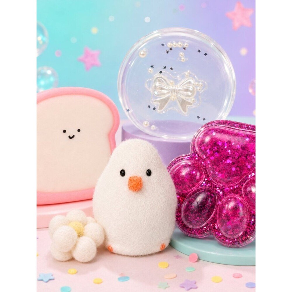 4-Piece Sensory Squishy Fun Bundle – Assorted Textures